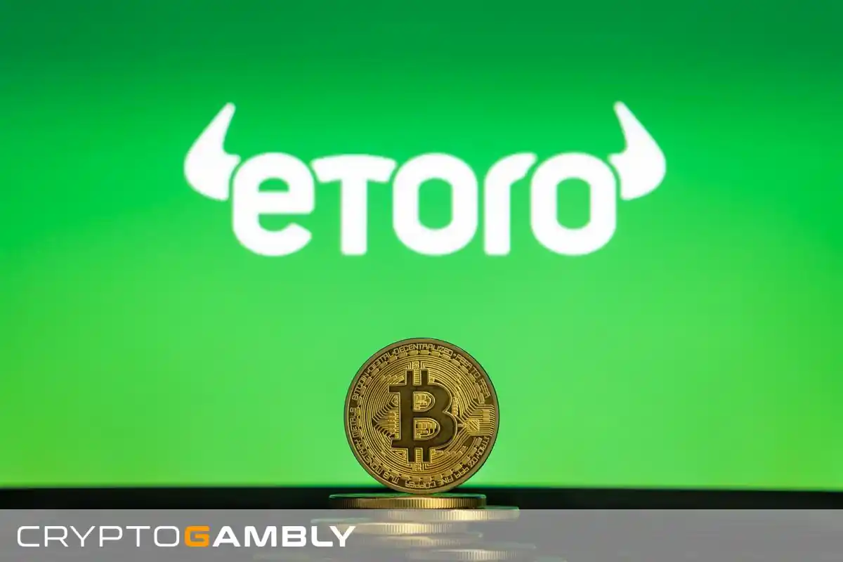 Etoro und eine Bitcoin Krypto Münze